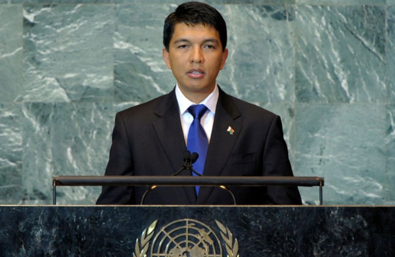 President of Madagascar Andry Rajoelina