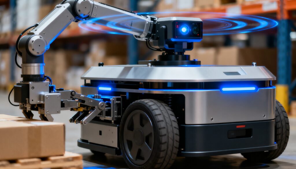 Robots in warehouse