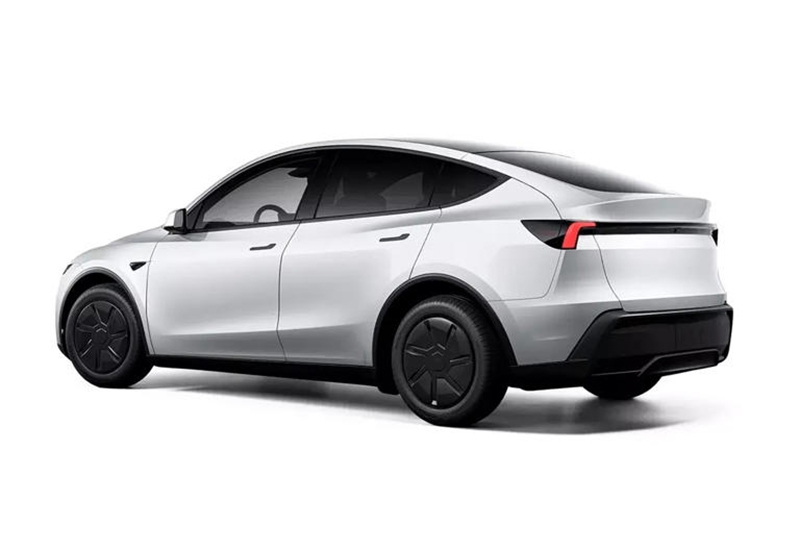 the rear