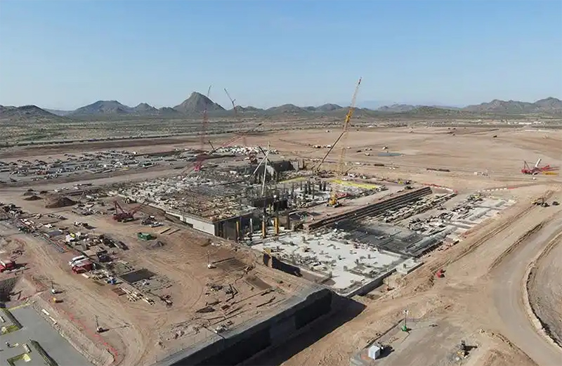 TSMC builds a factory