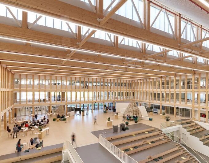 Modern wood decoration