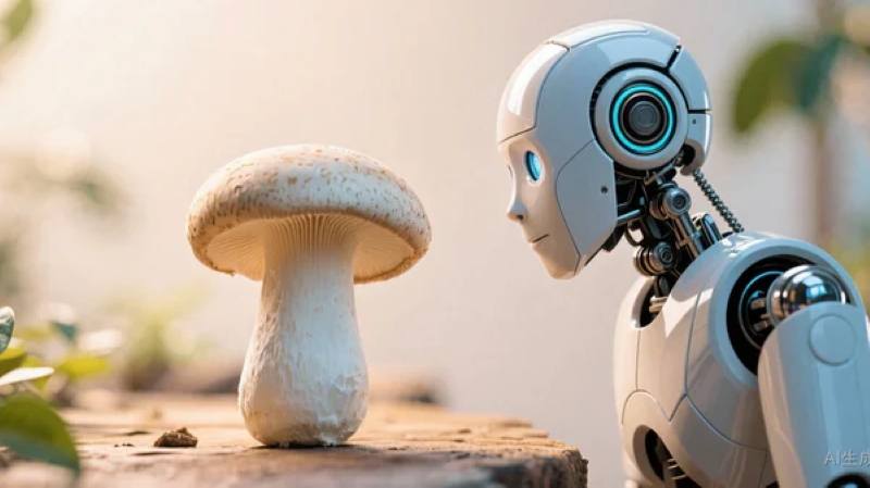 Mushrooms as robot commanders