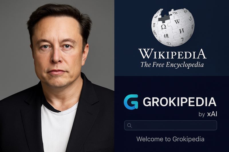 Musk and Grokipedia