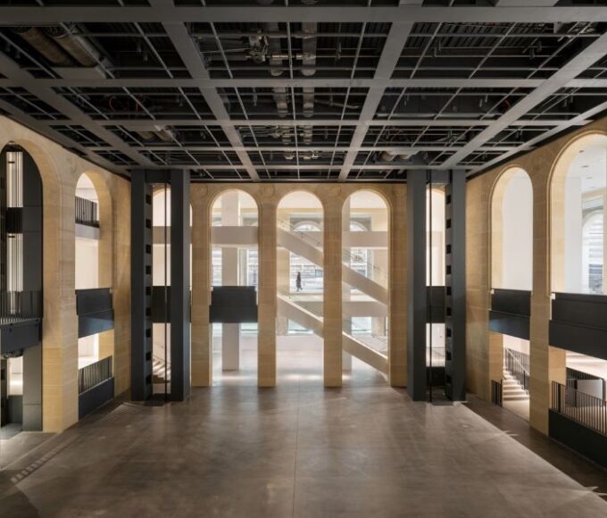 New paris building with exhibition designed