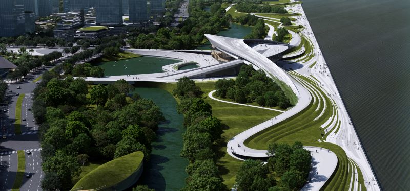 Snohettas qiantang bay art museum