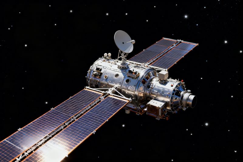 Spacecraft in outer space