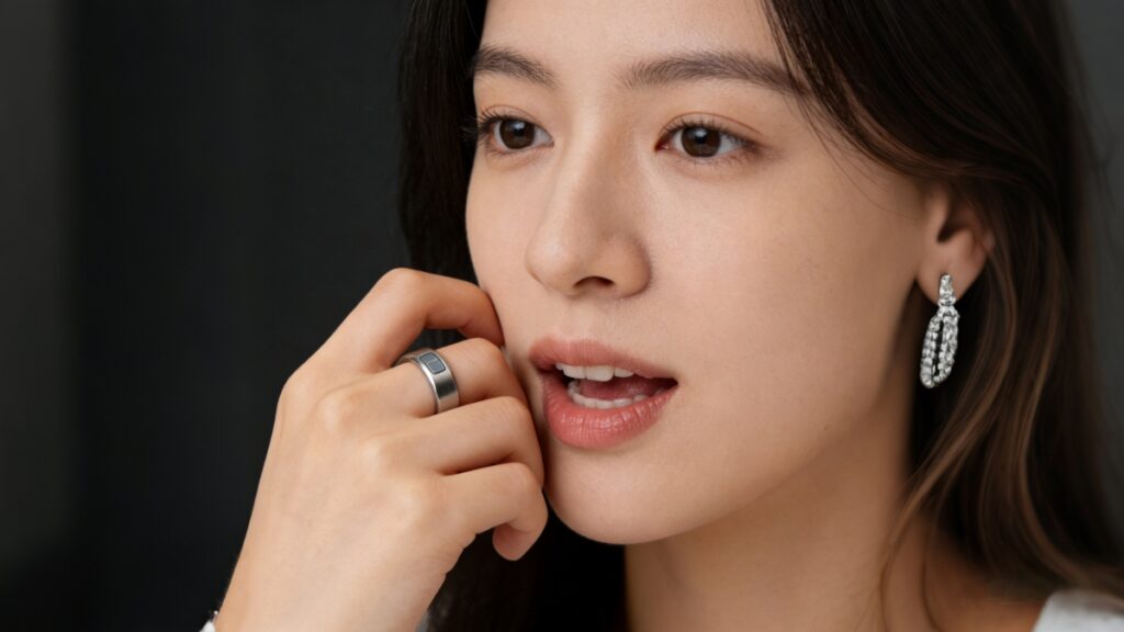 Record inspiration with pebbel ring