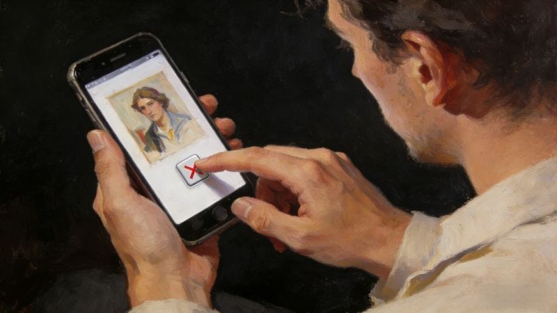 Artists delete their works from x