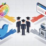 Graduates connected to tech elements