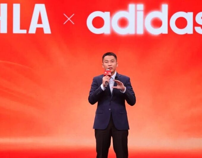 Speaker at hla x adidas collaboration event