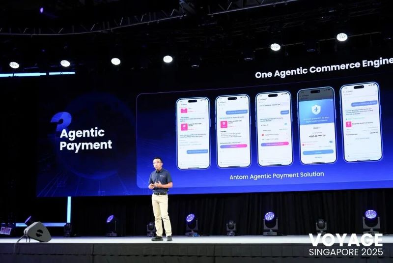 Speaker presenting antom agentic payment solution