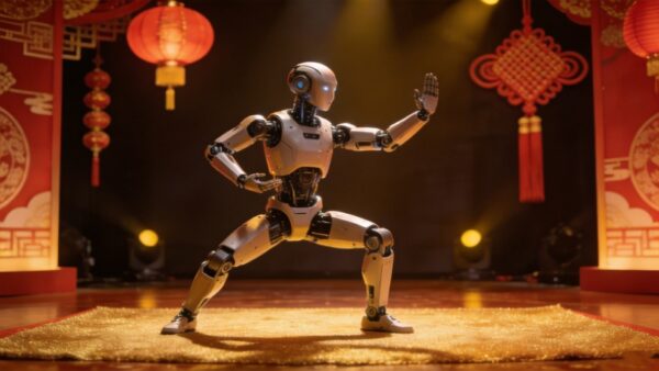 Chinese robot in spring festival gala