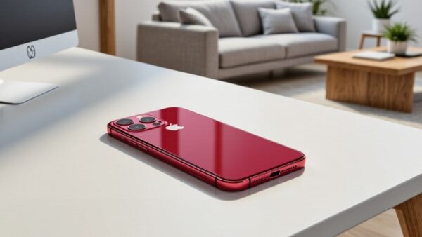 Red iphone