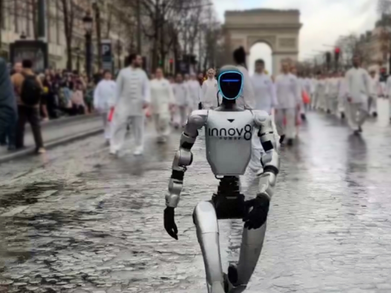 the Chinese robot in Paris